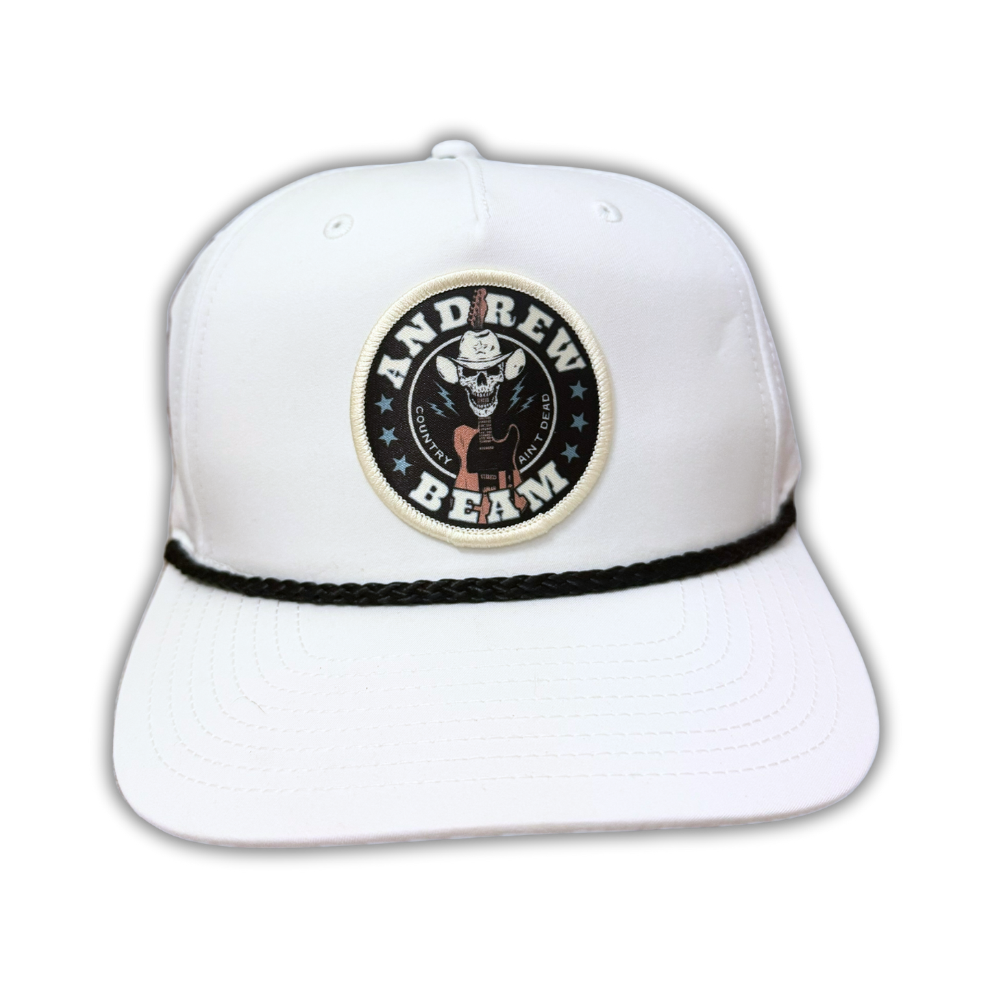 Andrew Beam White Rope Hat