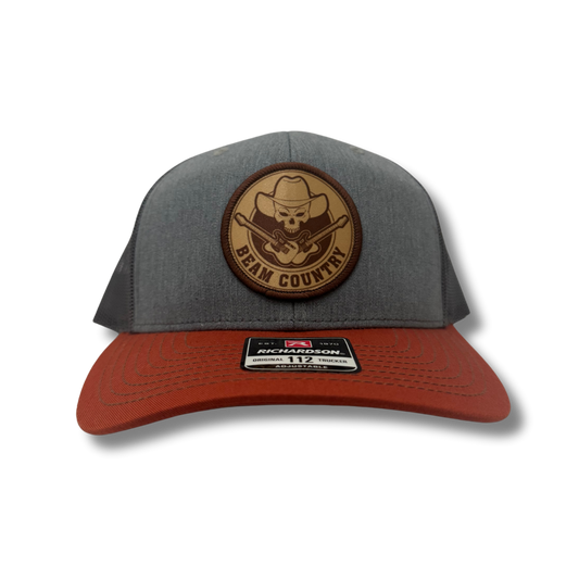 "Beam Country" Patch Hat - Heather Gray